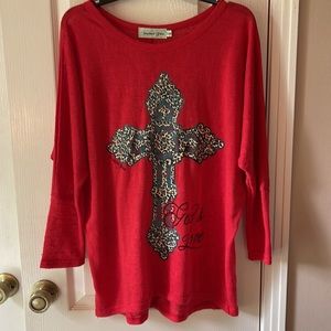 D17 Southern Grace red top